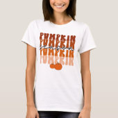T-shirt Saison citrouille automne Thanksgiving (Devant)