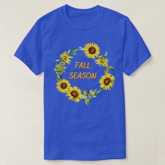 T-SHIRT SAISON D'AUTOMNE (Design devant)