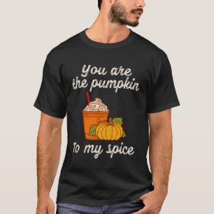 T-shirt Saison d'automne Filles femmes Citrouille Spice Co