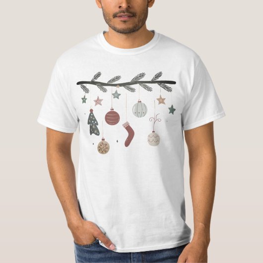 T-shirt saison de célébration de Noël (Devant)