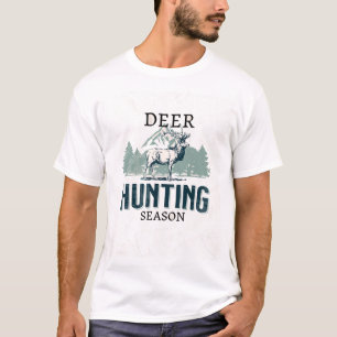 T-shirt Saison de chasse aux cerfs