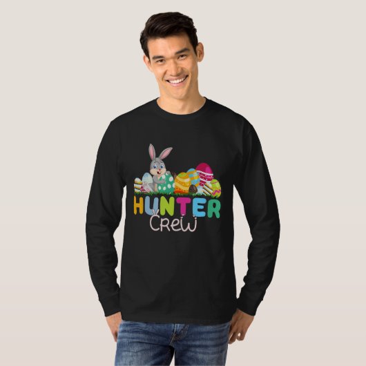 T-shirt Saison de chasse Easter Egg Hunter Crew (Devant entier)