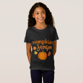 T-Shirt Saison de citrouille automne (Devant entier)