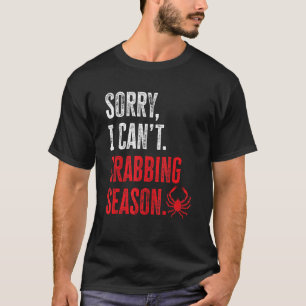 T-shirt Saison de crabe Chasseur de crabe