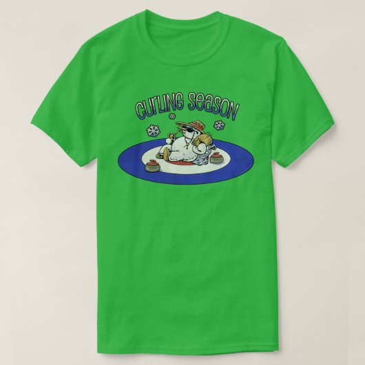 T-shirt Saison de curling (Design devant)