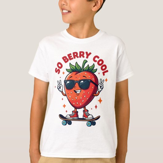 T-shirt Saison de fraises Cool Berry (Devant)
