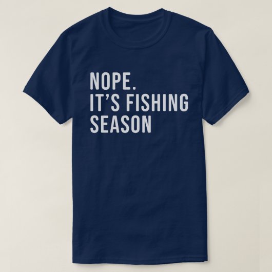 T-shirt Saison de la chemise de pêche pour hommes (Design devant)