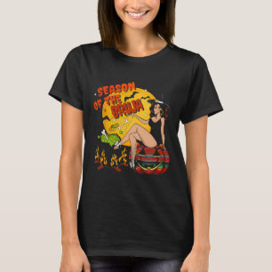 T-shirt Saison De L'Halloween Bruja