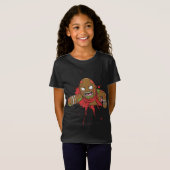 T-Shirt Saison de Noël du pain d'épices Zombie (Devant entier)