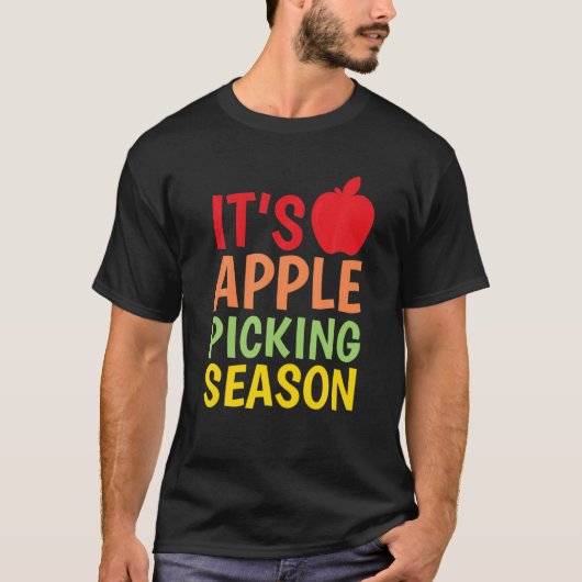 T-shirt Saison de prélèvement d'Apple Inspiré Relation de (Devant)