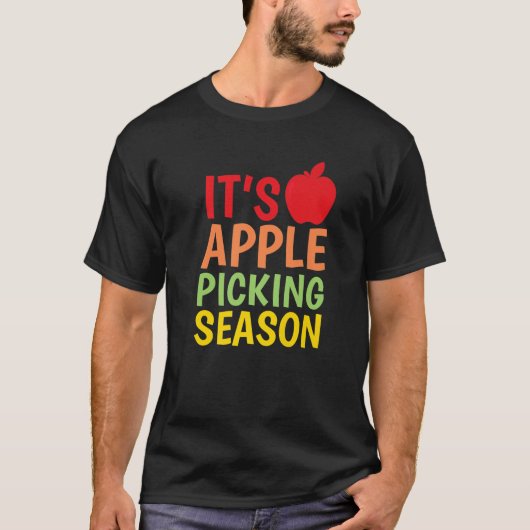 T-shirt Saison de prélèvement d'Apple Inspiré Relation de  (Devant)