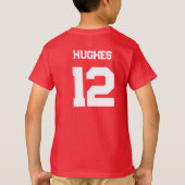T-shirt Saison de soccer pour enfants Nom et numéro de l'é (Dos)