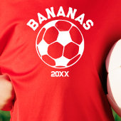 T-shirt Saison de soccer pour enfants Nom et numéro de l'é