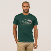 T-shirt Saison de truite de pêche (Devant entier)