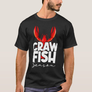 T-shirt Saison d'écrevisses Ébullition d'écrevisses Homar