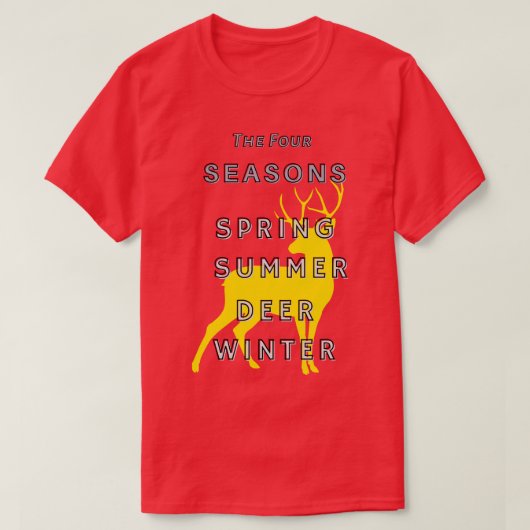 T-shirt Saison des cerfs (Design devant)