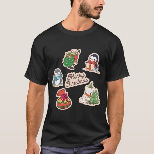 T-shirt saison des fêtes (Devant)