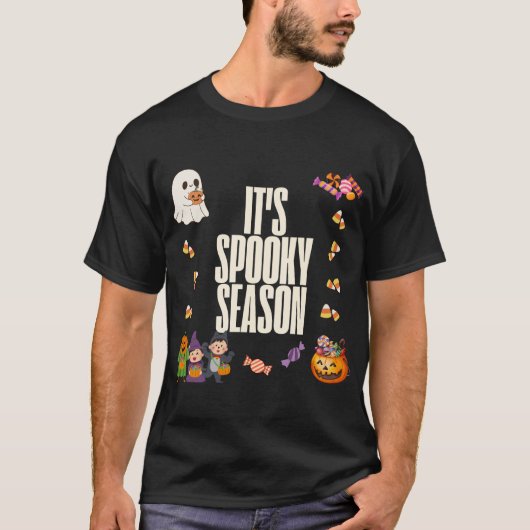 T-shirt Saison éffrayante (Devant)