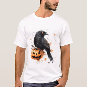 T-shirt saison éffrayante : Corbeau