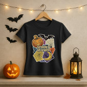 T-shirt Saison éffrayante Halloween Collage