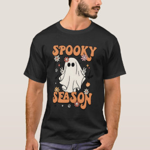 T-shirt Saison éffrayante Halloween Py Ghost Citrouille