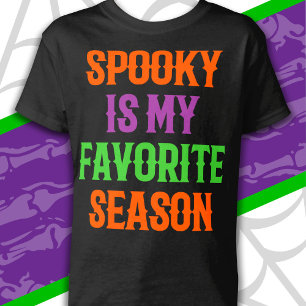 T-shirt Saison effrayante Joyeux Halloween Drôle d'Hallowe