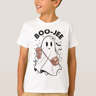 T-shirt Saison éffrayante mignonne Fantôme Halloween Costu