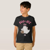 T-shirt Saison éffrayante mignonne Ghost Funny Halloween B (Devant entier)