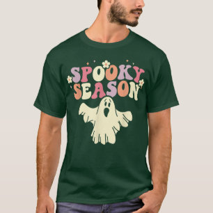 T-shirt Saison éffrayante Retro Super Halloween Ghost Cost