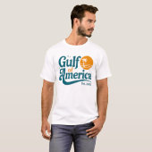 T-shirt Saison Eté 2025 du Golfe d'Amérique Est Rétro (Devant entier)