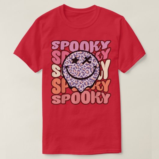 T-shirt Saison Halloween Ghost Éffrayant Happy 2022 Retro (Design devant)