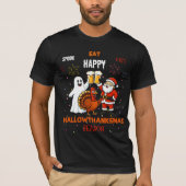 T-shirt Saison Hallowthanksmas de Spook Eat Don (Devant)