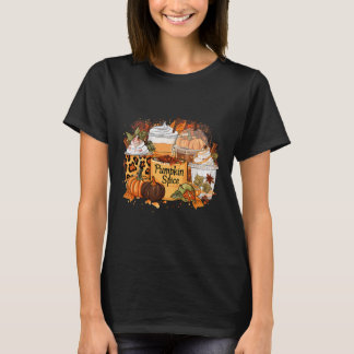 T-shirt Saison Latte Saveur Citrouille Épicée Amateur de C