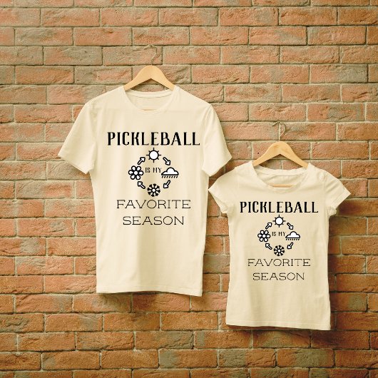 T-shirt Saison préférée de Pickleball Funny Pickleball