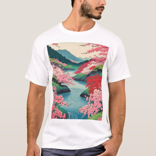 T-shirt Saison printemps japonaise2 (Devant)