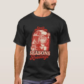 T-shirt Saisons Lecture Santa Claus Réservations Noël Lire (Devant)