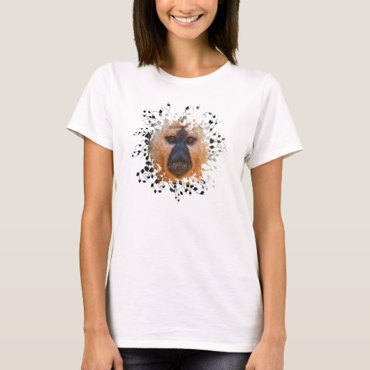 T-shirt Saki à visage blanc (Devant)