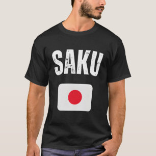 T-shirt Saku Japon Drapeau Voyage Souvenir Japonais