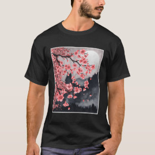T-shirt Sakura Arbre japonais en fleurs de cerisier