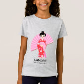 T-Shirt Sakura Cerry Blossom Japonaise Fête d'Anniversaire (Devant)