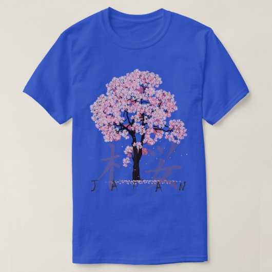 T-SHIRT SAKURA CHERRY BLOSSOM DU JAPON (Design devant)