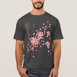 T-shirt Sakura Cherry Blossom Fleur japonaise Fleur de Fle