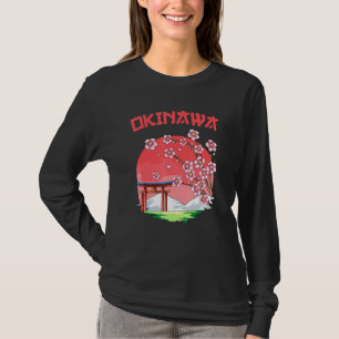 T-shirt Sakura Cherry Blossom Okinawa Japon