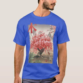T-shirt Sakura Cherry Blossom Tree Art nature japonaise