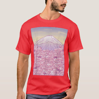 T-shirt Sakura Cherry Fleur Arbre Japon Fuji Gra japonais