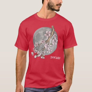 T-shirt Sakura de fleurs de cerisier japonaises