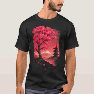 T-shirt Sakura - Jardin de cerisiers japonais