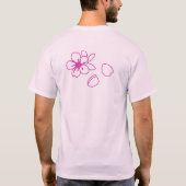 T-shirt Sakura or Japanese Cherry Blossom Kanji (Dos)