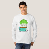 T-shirt Salade avec Coupe de café (Devant entier)