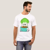 T-shirt Salade avec Coupe de café (Devant entier)